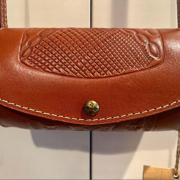 Patricia Nash Brown Leather Crossbody Bag - Picture 2 of 8
